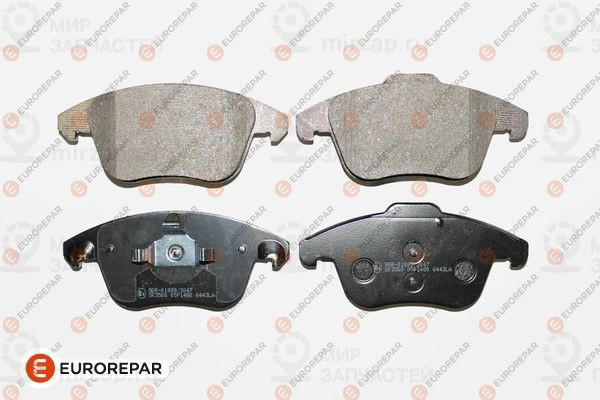 Комплект тормозных колодок, дисковый тормоз EUROREPAR 1617273380