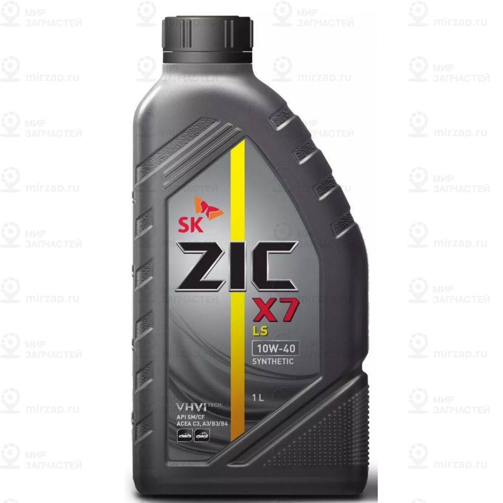 Zic X7 Ls 10W40 (1L)_Масло Моторное! Синт.\Api Sn/Cf, Acea C3, Mb 229.3, Vw 502. ZIC 132620