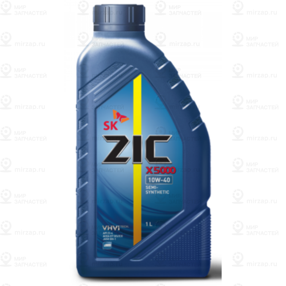 Масло Моторное Zic X5000 10W40 Полусинтетическое 1 Л 132658 ZIC 132658