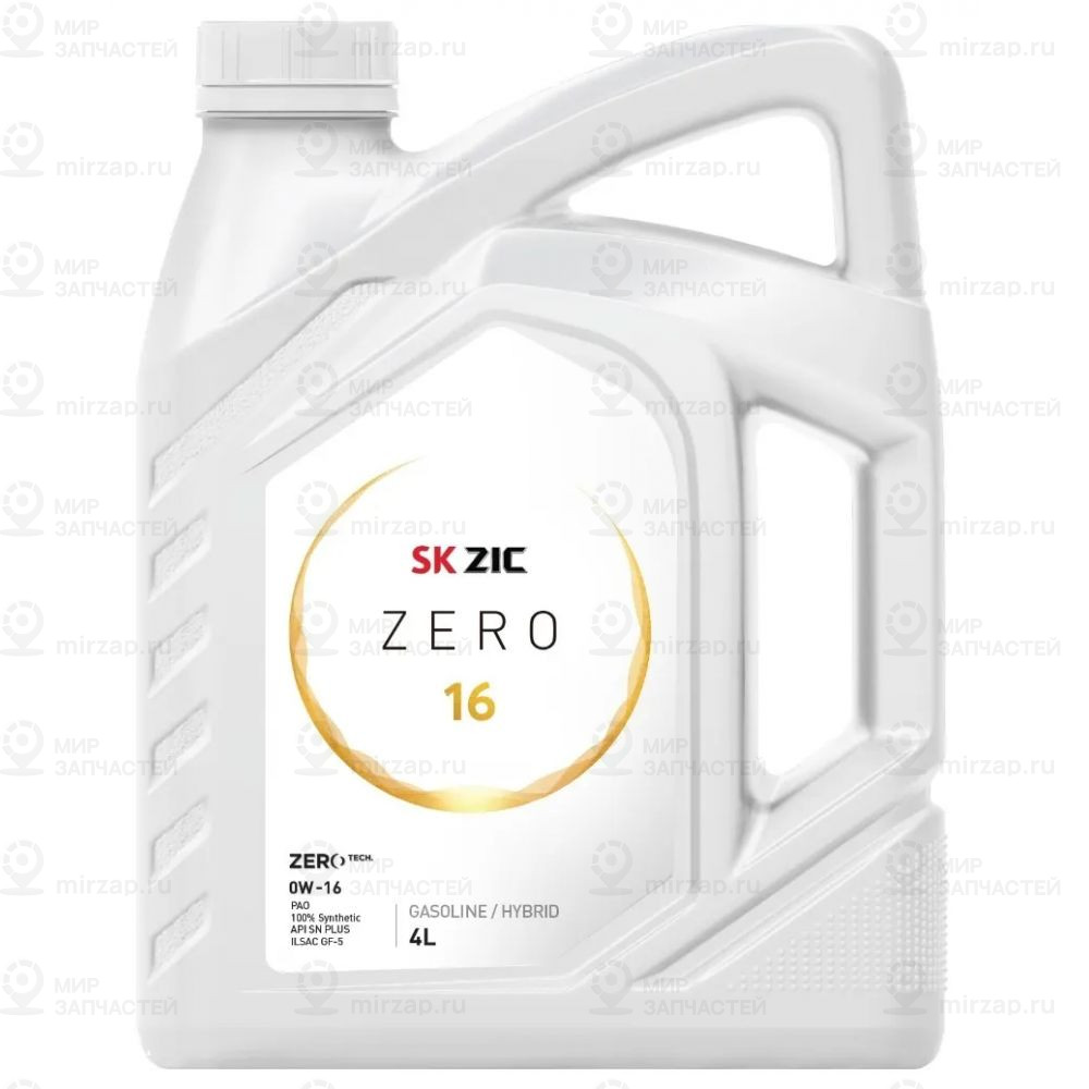 Zic Zero 16 0W16 (4L)_Масло Моторное! Синт.\ Api Sn +, Ilsac Gf-5 ZIC 162034