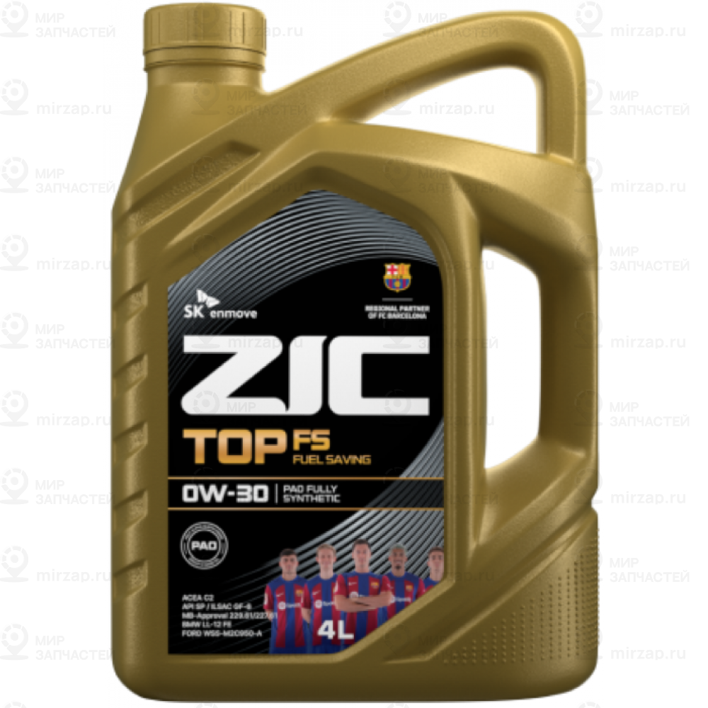 Масло Моторное Zic Top Es 0W-30 4 Л 162042
 ZIC 162042