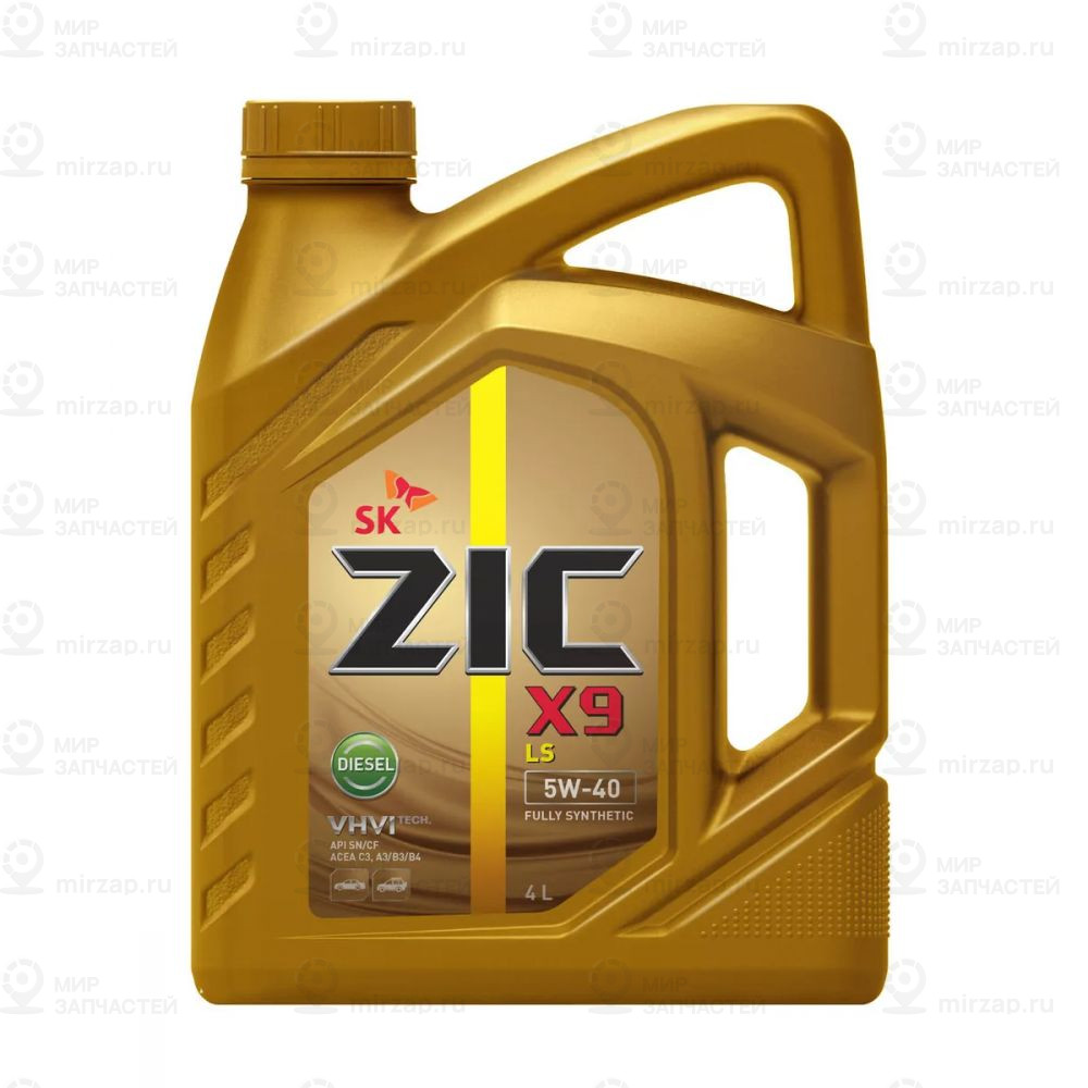 ZIC X9 LS 5W-40 Diesel 4 л. ZIC 162609