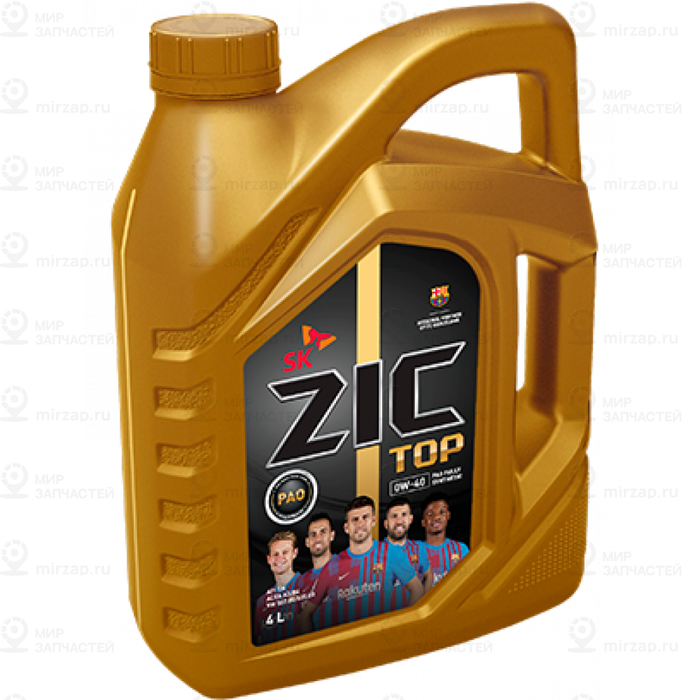 Zic Top 0W40 (4L)_Масло Моторное! Синт.\Api Sm/Cf,
 ZIC 162611