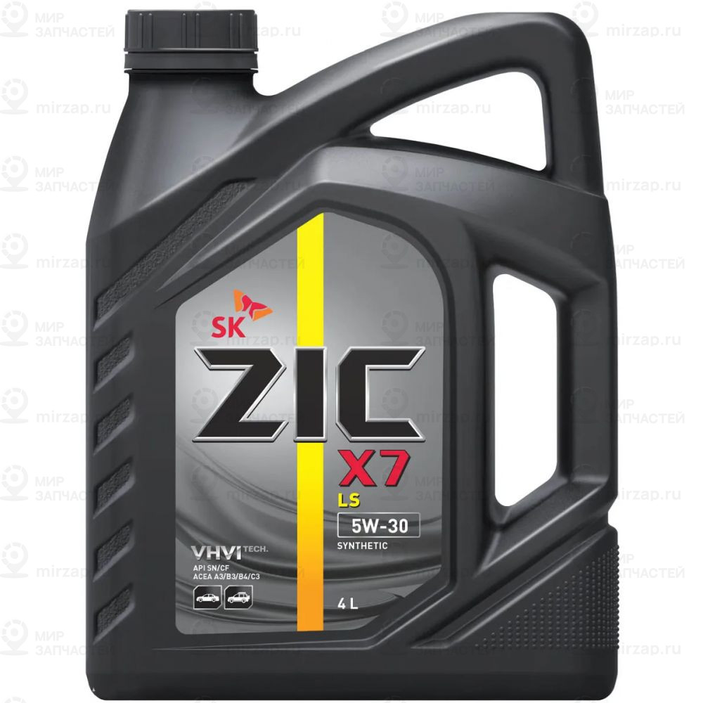 Zic X7 Ls 5W30 (4L)_Масло Моторное!\ Api Sn, C3, Mb 229.51, Bmw Ll-04, Vw 502/50
 ZIC 162619