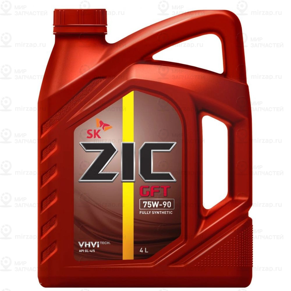 Zic Gft 75W90 (4L)_Масло Трансмиссионное!\ Api Gl-4/5
 ZIC 162629