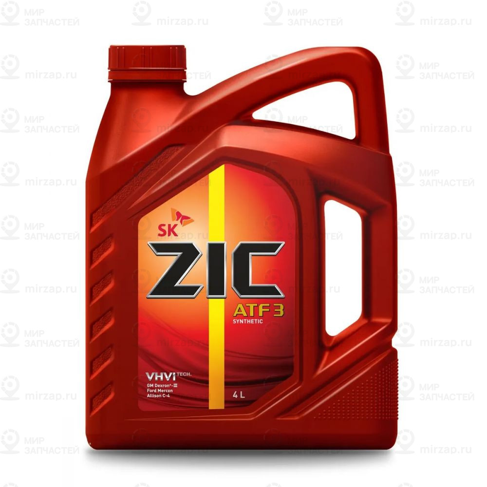 Zic Atf 3 (4L)_Жидкость Гидравлическая! Для Акпп\Gm Dexron Iii, Ford Mercon, All
 ZIC 162632
