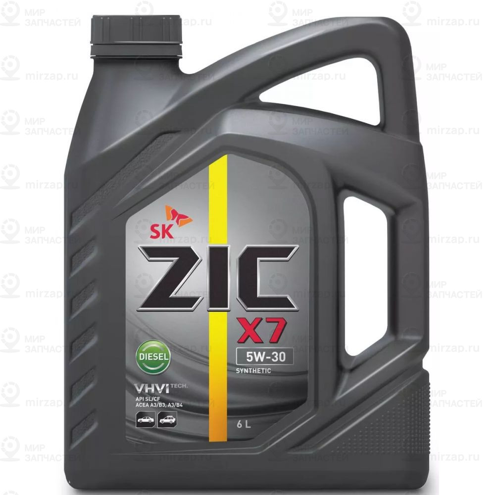 Zic X7 Diesel 5W30 (6L)_Масло Мот.!\Api Sl/Cf, Acea A3/B3, A3/B4, Mb 229.3, Vw 5
 ZIC 172610