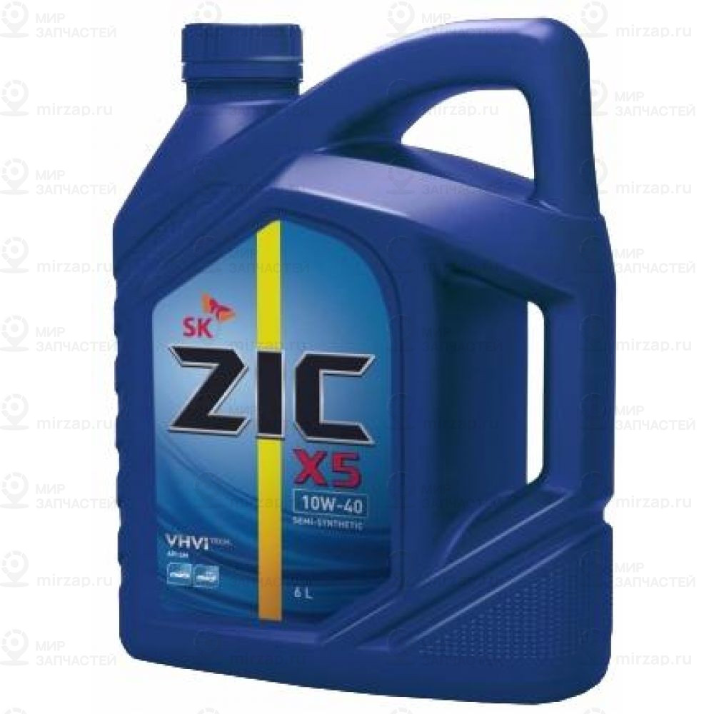 Zic X5 Diesel 10W40 (6L)_Масло Мотор.!П/Синт\Api Ci-4/Sl, Acea E7, A3/B3,A3/B4, ZIC 172660