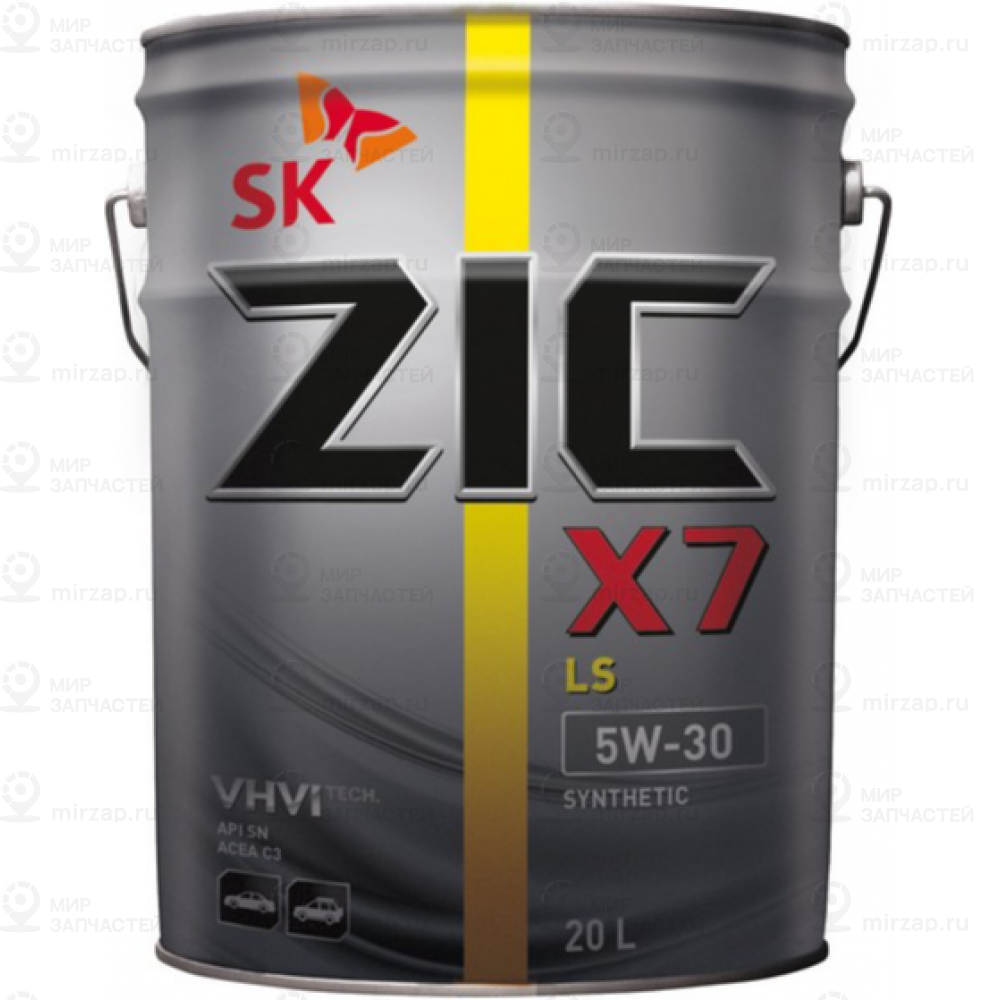 Zic X7 Ls 5W30 (20L)_Масло Моторное!\ Api Sn, C3, Mb 229.51,Bmw Ll-04, Vw 502/50 ZIC 192619