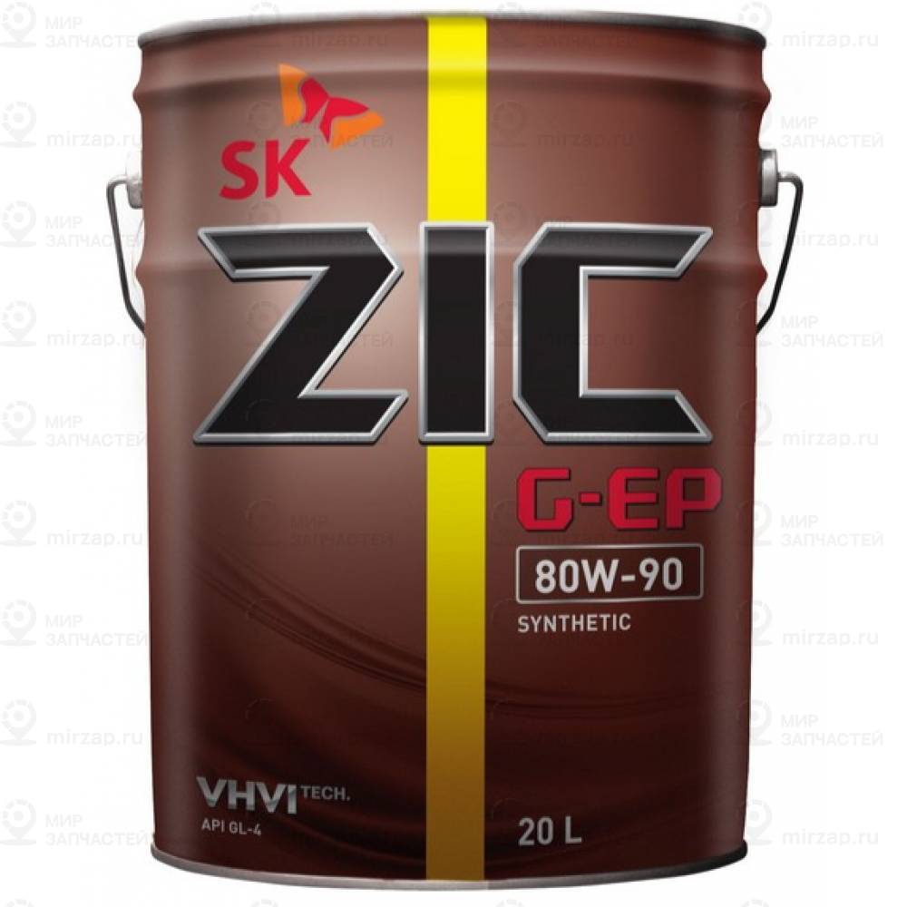 Zic G-Ep 80W90 (20L)_Масло Трансмиссионное!\Api Gl-4
 ZIC 192625
