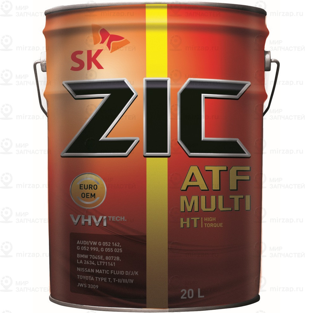 Zic Atf Multi Ht (20L)_Жидкость Гидравлич.! Для Акпп\ Psa Al-4, Renault Dp-0, Zf
 ZIC 192664