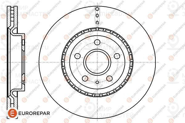 Тормозной диск EUROREPAR 1622807980