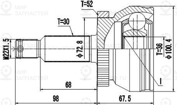 Запчасть ZIKMAR Z87303R