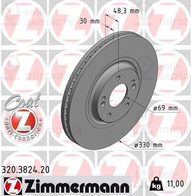 Запчасть ZIMMERMANN 320382420