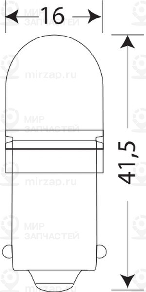 Запчасть Маяк 12T15BLK092BL