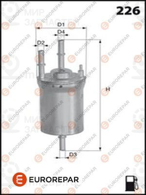 Топливный фильтр EUROREPAR E145097