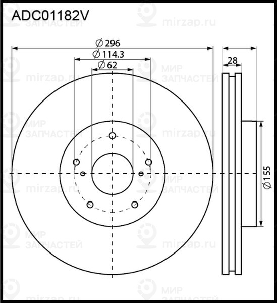 Запчасть ALLIED NIPPON ADC01182V