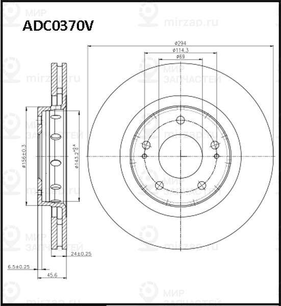 Запчасть ALLIED NIPPON ADC0370V