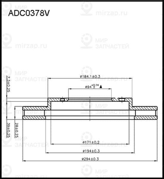 Запчасть ALLIED NIPPON ADC0378V