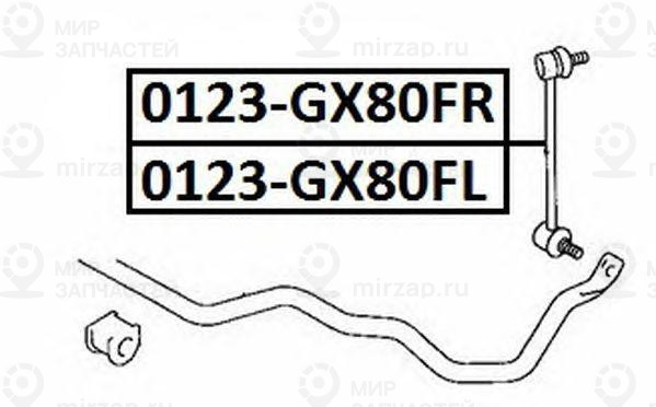 Запчасть ASVA 0123GX80FL
