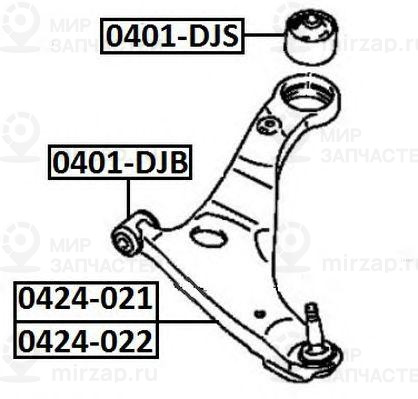 Запчасть ASVA 0401DJS