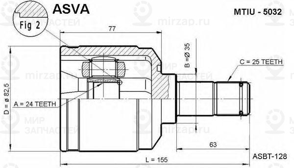 Запчасть ASVA MTIU5032