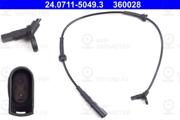 Датчик, частота вращения колеса ATE 24071150493