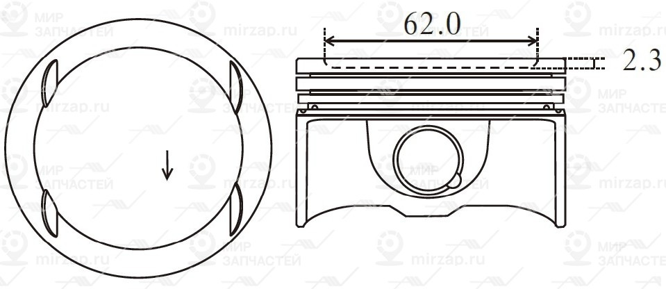 Запчасть AUTOWELT PN51470