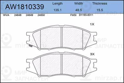Запчасть AYWIPARTS AW1810339