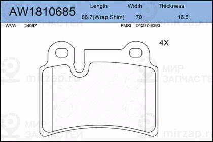 Запчасть AYWIPARTS AW1810685