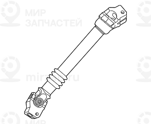 Нижняя секция вала рулевого управления ! заменен на 32306886555
 BMW 32306780864
