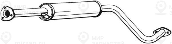 Средний глушитель выхлопных газов BOSAL 282999