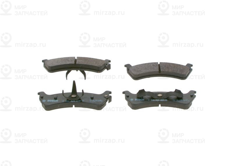 Комплект тормозных колодок, дисковый тормоз BOSCH 0986424655