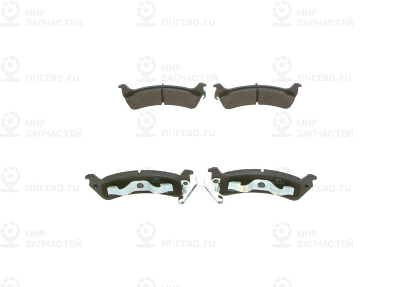Комплект тормозных колодок, дисковый тормоз BOSCH 0986494348