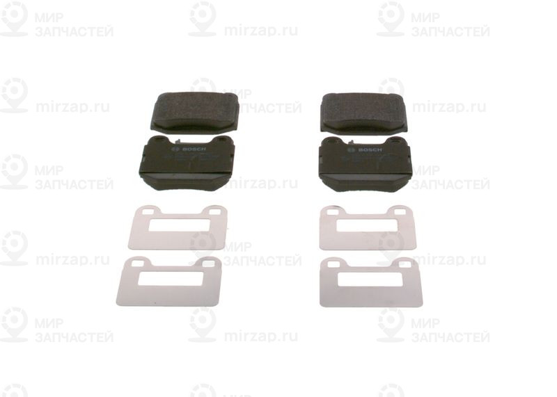 Комплект тормозных колодок, дисковый тормоз BOSCH 0986494410