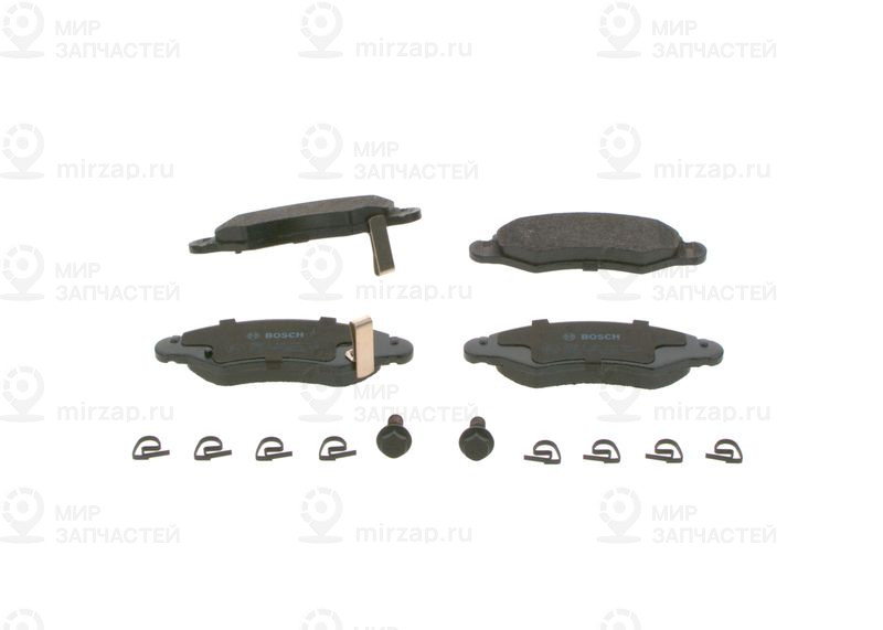 Комплект тормозных колодок, дисковый тормоз BOSCH 0986494458