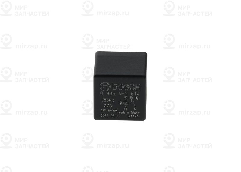 Реле, рабочий ток BOSCH 0986AH0614