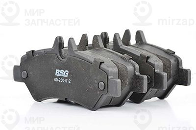 Комплект тормозных колодок, дисковый тормоз BSG BSG60200012