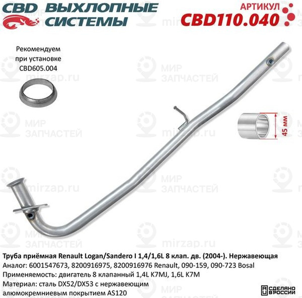 Запчасть CBD CBD110040