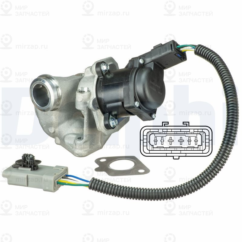 Клапан возврата ОГ DELPHI EG1043512B1