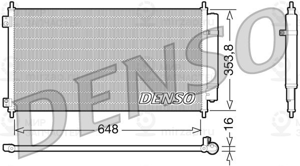 Конденсатор, кондиционер DENSO DCN40010