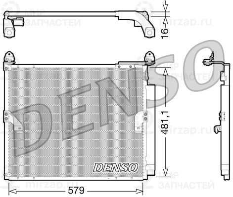 Конденсатор, кондиционер DENSO DCN50019