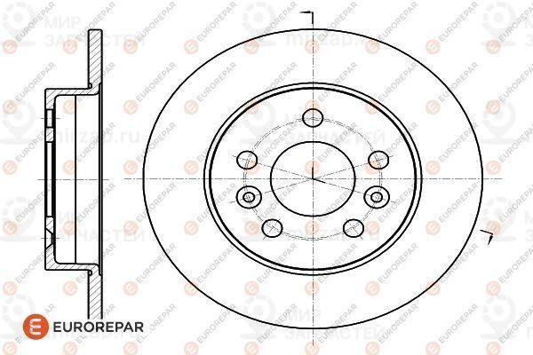 Запчасть EUROREPAR 1618880580