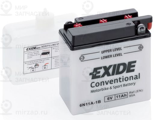Стартерная аккумуляторная батарея EXIDE 6N11A1B