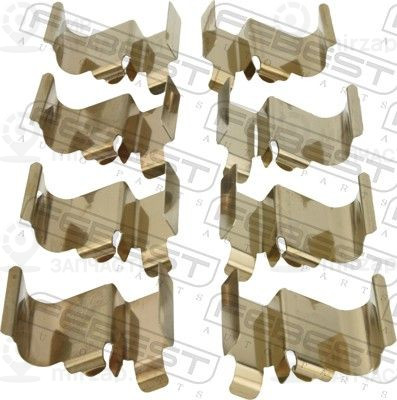 Комплектующие, колодки дискового тормоза FEBEST 0403V98WF