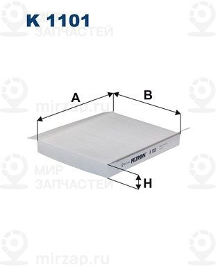 Запчасть FILTRON K1101