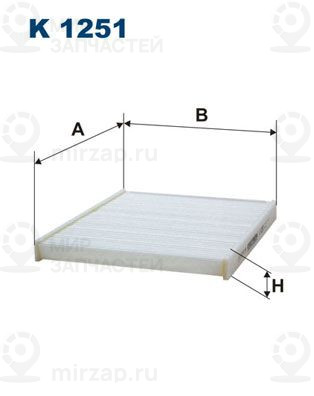 Запчасть FILTRON K1251