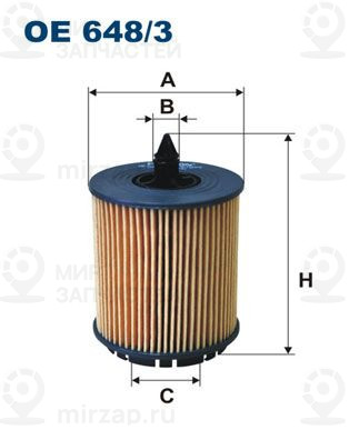 Масляный фильтр FILTRON OE6483