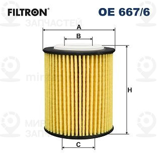 Масляный фильтр FILTRON OE6676