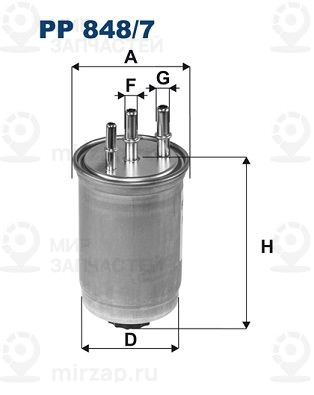 Топливный фильтр FILTRON PP8487